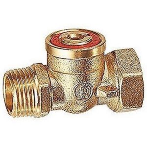 R609 Rubinetto con taglio a cacciavite attacchi M-F R609Y014 3/4" GIACOMINI - immagine 1