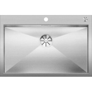 1515641 Lavello sopratop e filotop con fascia miscelatore R4 740x490mm ZEROX 700-IF/A R est. 4 mm   BLANCO