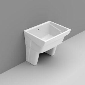 D085601 Lavatoio Appoggio 75X61 Bianco Messico  DOLOMITE