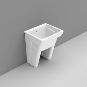 D085701 Lavatoio Appoggio 60X50 Bianco Messico  DOLOMITE