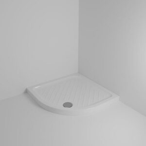D110701 Piatto Doccia Angolare 90X90 Scarico Esterno Bianco Gemma2  DOLOMITE