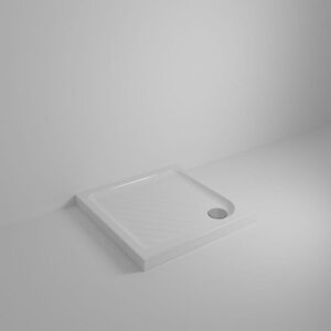 D110801 Piatto Doccia 80X80 Scarico Esterno Dx Bianco Gemma2  DOLOMITE