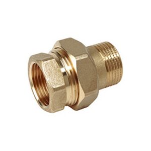 R18X018 RACCORDO 3-PEZZI DRITTO CROMATO G 2F x G 2"M GIACOMINI - immagine 1