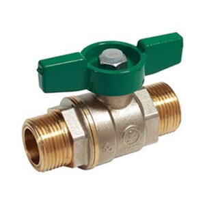 R253WX005 Valvola a sfera, attacchi M-M, maniglia a farfalla 1" GIACOMINI - immagine 1