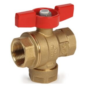 R701FY023 Valvola a sfera con filtro inox, attacchi F-F G 1/2"F GIACOMINI - immagine 1