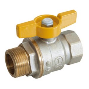 R734GAX005 Valvola a sfera, attacchi F-M, G 1F x G 1M GIACOMINI - immagine 1