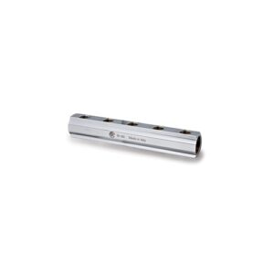 208BFS100-07-08 Collettore da barra att.1/2" con attacchi sfiato 1-1/4"x 8 vie - Int.100 TE-SA - immagine 1