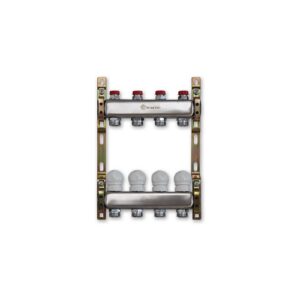 220A-06-12 Collettore inox con detentori att. 3/4" 1"x 12 vie TE-SA - immagine 1
