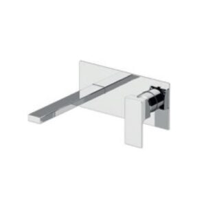 2535-25C0 Miscelatore lavabo a muro con scatola universale GBOX SC070 KUBIK GATTONI