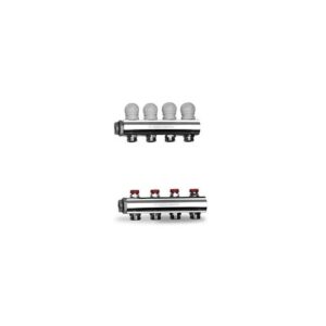 258SBR-06-04 Gruppo di distribuzione alta temperatura att.3/4" 1"x 4 TE-SA - immagine 1