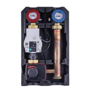 735NMSX-086 Gruppo di distribuzione mix 3 vie con motore e pompa sx 1-1/2"x 1" - 25/8 - M230V TE-SA - immagine 1