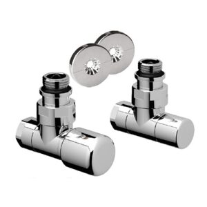 0158 12CL Kit topfar a squadra cromato-lucido 1/2" FAR - immagine 1