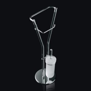 0783-C Piantana wc cromata GARDENIA TL BATH - immagine 1