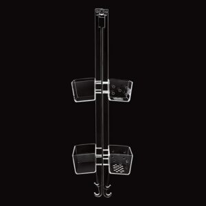 2152-C-TR Portaoggetti con gancio 2 piani TL BATH - immagine 1