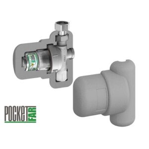 2281 34 Filtro-defangatore cromato 3/4' con magnete 700µm e coibentazione FAR - immagine 1