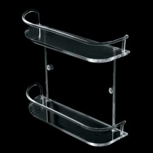 2542-C Scaffale a 2 piani con ringhiere GARDENIA TL BATH - immagine 1