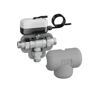 300720 11408CT Valvola di zona deviatrice 3 vie 1'1/4 8 secondi con coibentazione FAR