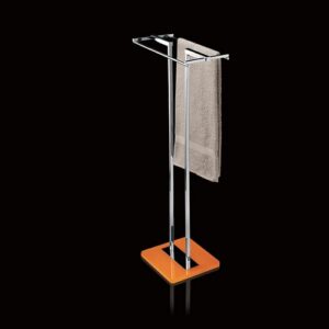 4577-C-VR Piantana lavabo cromata e plexiglass verde EDEN TL BATH - immagine 1