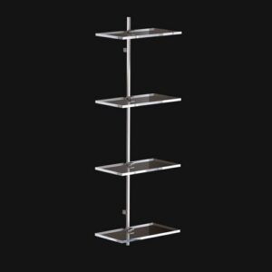 C444-C Scaffale cromato 4 ripiani CIAK TL BATH - immagine 1