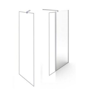 C53FWS01 Walk In Pannello Principale 450Mm H. 2000Mm Sp.8Mm PONTE GIULIO