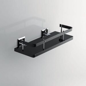 G211-C-BC Mensola con ringhiera plexiglass bianco GRIP TL BATH - immagine 1
