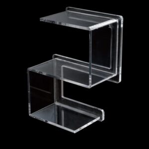 K163-C-VR Scaffale cromato in plexiglass verde TL BATH - immagine 1
