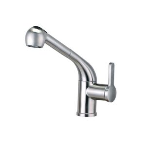 MC I 0038 MISCELATORE LAVELLO MONOCOMANDO LEVA LATERALE ACCIAIO VSA
