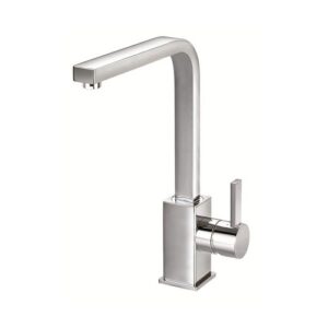 MC O 005 MISCELATORE LAVELLO QUADRATO LATERALE MONOCOMANDO OTTONE VSA