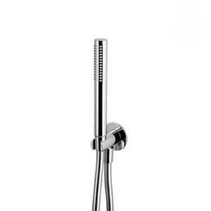 823.21.018 Set doccia con doccetta in ottone, flessibile e supporto con presa acqua NEWFORM