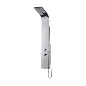CLAI15CC3CR Colonna doccia in acciaio multifunzione anticalcare con miscelatore e getto a cascata SPHERA - immagine 1