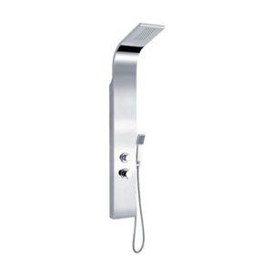 CLAI16CC3CR Colonna doccia in acciaio multifunzione anticalcare con miscelatore SPHERA - immagine 1