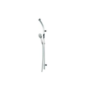 D45002C00030013 Kit saliscendi FLAT curvo cromo con flessibile Ø 140mm MIXA BOSSINI