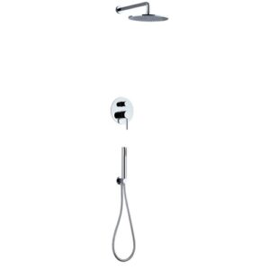 RU2VT22223CR Set doccia incasso con soffione Vienna, braccio doccia, doccia Artist e miscelatore due vie SPHERA