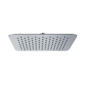 SD3430003CR Soffione Lisbona acciaio inox ultrasottile anticalcare 300x300mm cromato SPHERA