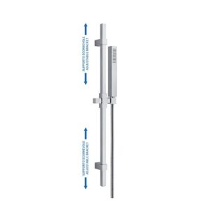 SL7G45603CR Saliscendi Glamour 70cm con scorrevole, doccia Trendy e flessibile SPHERA