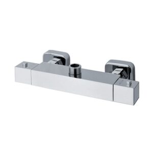 57N48234A0CR Colonna doccia in acciaio rettangolare regolabile con soffione derby e doccia quadra cromo SPHERA - immagine 4