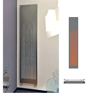 SL-EVID 180- 35 Piastra con lamelle radianti sul retro Evid 180-35cm BREM - immagine 1