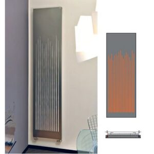 SL-EVID 180- 70 Piastra con lamelle radianti sul retro Evid 180-70cm BREM - immagine 1