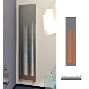 SL-EVID 220- 42 Piastra con lamelle radianti sul retro Evid 220-42cm BREM - immagine 1