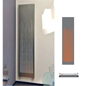 SL-EVID 220- 49 Piastra con lamelle radianti sul retro Evid 220-49cm BREM - immagine 1