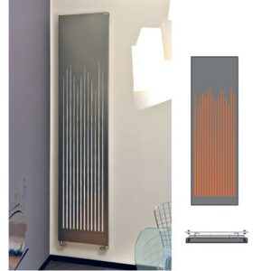 SL-EVID 220- 63 Piastra con lamelle radianti sul retro Evid 220-63cm BREM - immagine 1