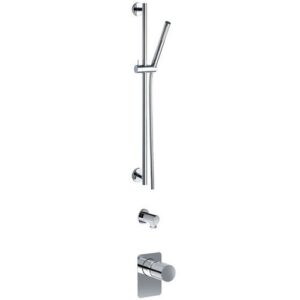 PER55050TCV Combinazione doccia incasso con asta saliscendi e doccetta monogetto EURORAMA - immagine 1