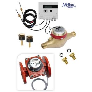 2573.07.00 Kit contatore microclima split alte portate 2 ingressi wireless 1"1/4 RBM - immagine 1