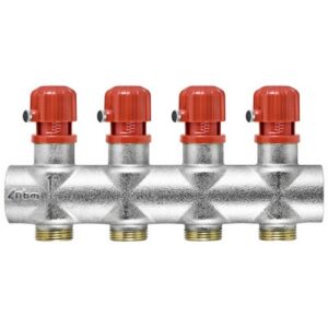 832.06.10 Collettore compatto 6 vie con detentori RBM - immagine 1