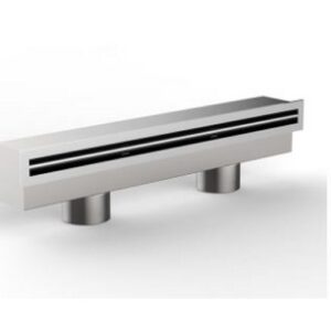 VTDS02 Bocchetta Linea 2 X Dn75 Primer Verniciabile IDEAL CLIMA