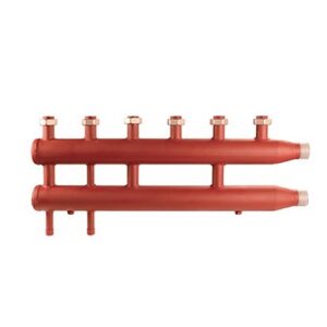 C02D34GR Collettore complanare diacol 2 zone con girelli 1" interasse 125mm COMPARATO