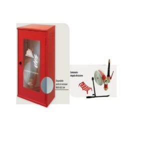 CS2553IN Cassetta Corredo Idrante Soprasuolo  Airone INOX Mt25 Mistral C/Chiave MANFREDI - immagine 1