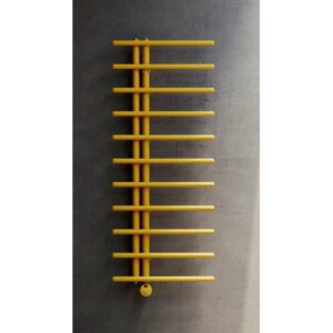 PALSX120S061ESP Termoarredo scaldasalviette design elettrico verticale PAVONE LIGHT Bianco SX 1317x610 CALEIDO - immagine 1