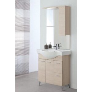 799048 Composizione bagno 80cm 2 ante e 2 cassetti larice Stella FERIDRAS - immagine 1
