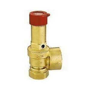513725   Valvola di sicurezza  attacchi FF  1 1/4" x 1 1/2" 2,5    BAR CALEFFI - immagine 1